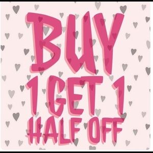 Buy 1 Get 1 Half Off